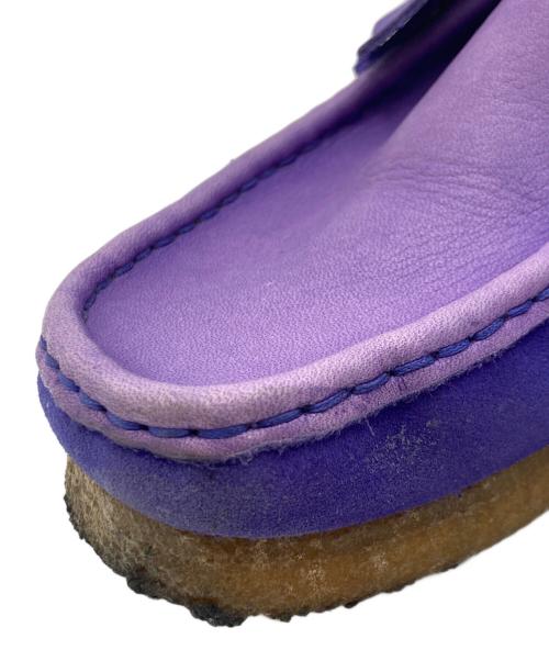CLARKS（クラークス）CLARKS (クラークス) CLARKS Wallabee パープル サイズ:UK 8の古着・服飾アイテム