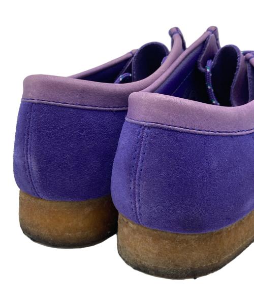 CLARKS（クラークス）CLARKS (クラークス) CLARKS Wallabee パープル サイズ:UK 8の古着・服飾アイテム