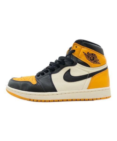 NIKE（ナイキ）NIKE (ナイキ) AIR JORDAN 1 RETRO HIGH OG TAXI イエロー×ブラック サイズ:US 9の古着・服飾アイテム
