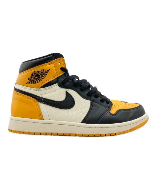 NIKE（ナイキ）NIKE (ナイキ) AIR JORDAN 1 RETRO HIGH OG TAXI イエロー×ブラック サイズ:US 9の古着・服飾アイテム