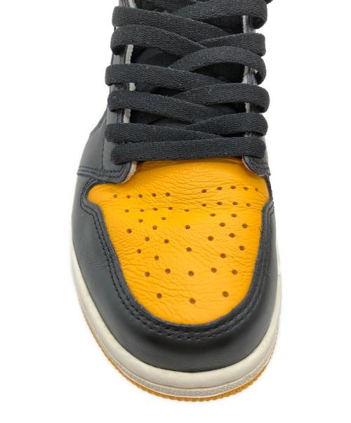 NIKE（ナイキ）NIKE (ナイキ) AIR JORDAN 1 RETRO HIGH OG TAXI イエロー×ブラック サイズ:US 9の古着・服飾アイテム
