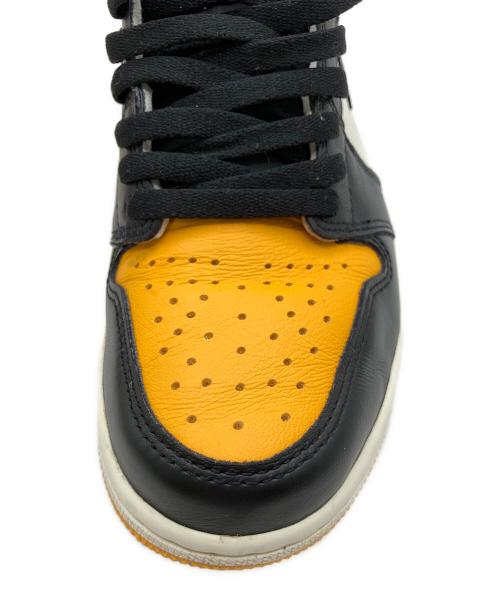 NIKE（ナイキ）NIKE (ナイキ) AIR JORDAN 1 RETRO HIGH OG TAXI イエロー×ブラック サイズ:US 9の古着・服飾アイテム