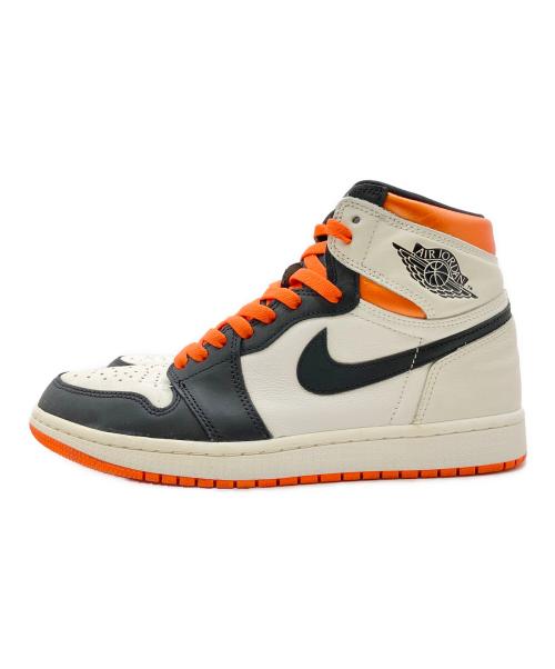NIKE（ナイキ）NIKE (ナイキ) Air Jordan 1 Retro High OG ホワイト×オレンジ×ブラック サイズ:US 9の古着・服飾アイテム