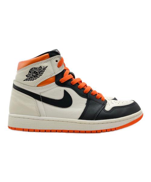NIKE（ナイキ）NIKE (ナイキ) Air Jordan 1 Retro High OG ホワイト×オレンジ×ブラック サイズ:US 9の古着・服飾アイテム