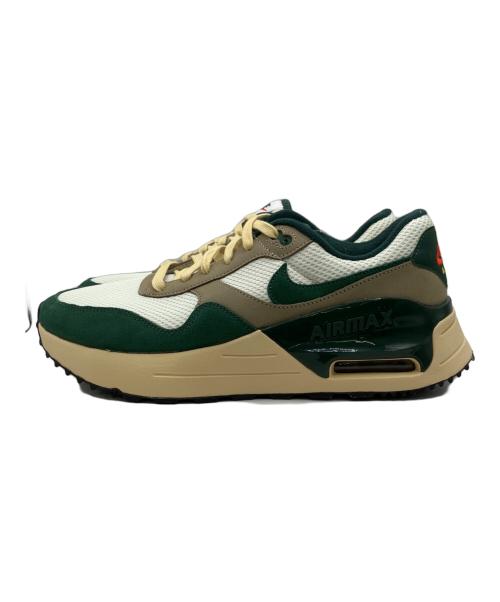 NIKE（ナイキ）NIKE (ナイキ) エア マックス システム グリーン×ホワイト サイズ:US 10 未使用品の古着・服飾アイテム