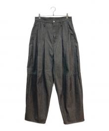 SHINYA KOZUKA（シンヤコズカ）の古着「ORDINARY CITY BAGGY」｜ブラック