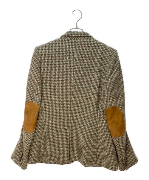 RALPH LAUREN（ラルフローレン）RALPH LAUREN (ラルフローレン) ツイードジャケット グリーン×ブラウン サイズ:10の古着・服飾アイテム