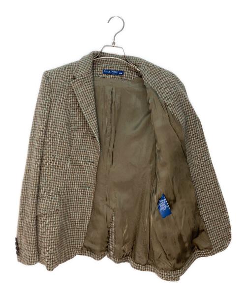 RALPH LAUREN（ラルフローレン）RALPH LAUREN (ラルフローレン) ツイードジャケット グリーン×ブラウン サイズ:10の古着・服飾アイテム