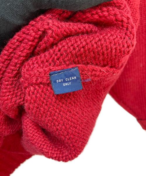 POLO RALPH LAUREN（ポロ・ラルフローレン）POLO RALPH LAUREN (ポロ・ラルフローレン) 厚手ニット レッド サイズ:Lの古着・服飾アイテム