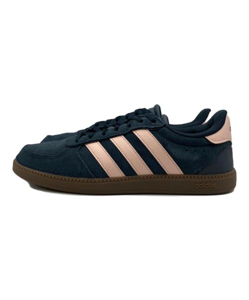 adidas（アディダス）adidas (アディダス) ブレイクネット スリーク スエード ネイビー×ピンク サイズ:US 6 1/2の古着・服飾アイテム