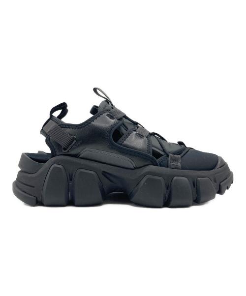 Onitsuka Tiger（オニツカタイガー）Onitsuka Tiger (オニツカタイガー) DENTIGRE CAGE スニーカーサンダル ブラック サイズ:US 6の古着・服飾アイテム