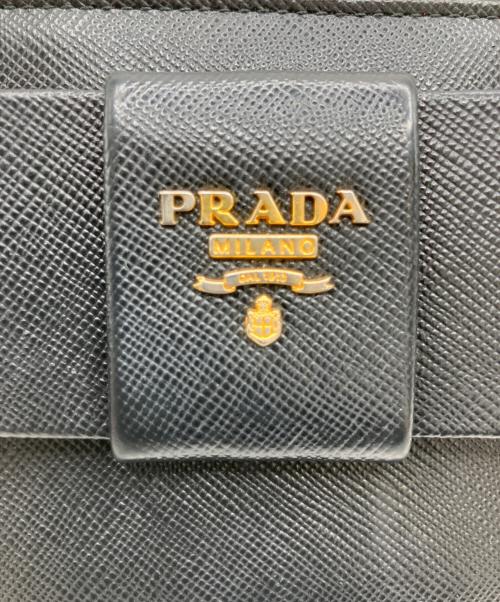 PRADA（プラダ）PRADA (プラダ) 長財布 ブラックの古着・服飾アイテム