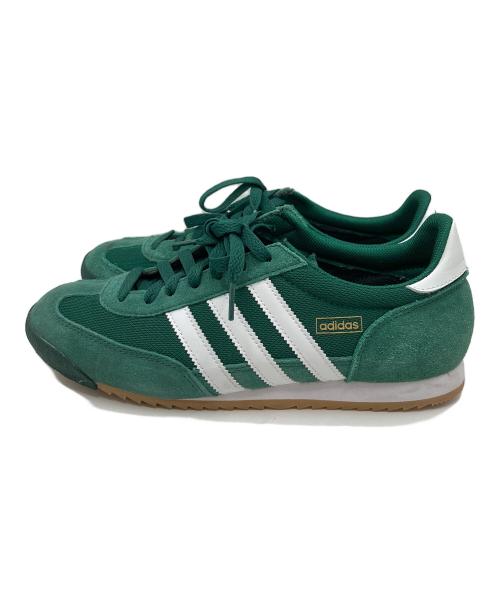 adidas（アディダス）adidas (アディダス) スニーカー グリーン×ホワイト サイズ:27cmの古着・服飾アイテム