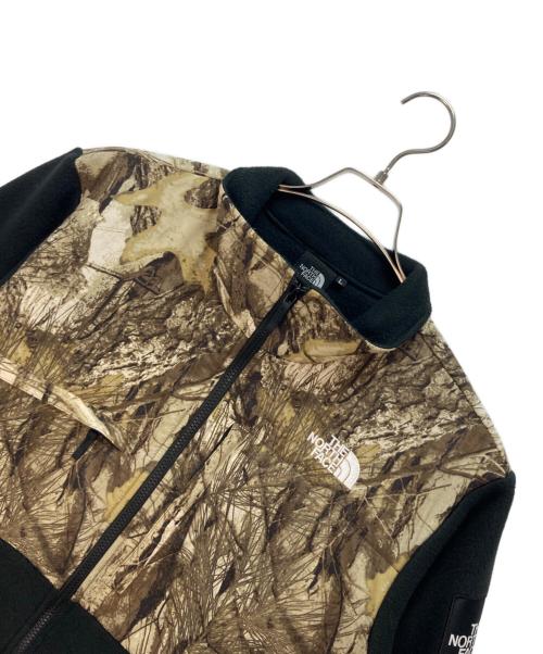 THE NORTH FACE（ザ ノース フェイス）THE NORTH FACE (ザ ノース フェイス) ベルティ デナリ フリース ジャケット グレー×オリーブ サイズ:Lの古着・服飾アイテム