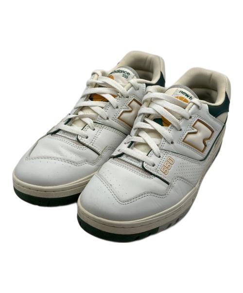 NEW BALANCE（ニューバランス）NEW BALANCE (ニューバランス) New Balance 550 ホワイト×グリーン サイズ:27.5cmの古着・服飾アイテム