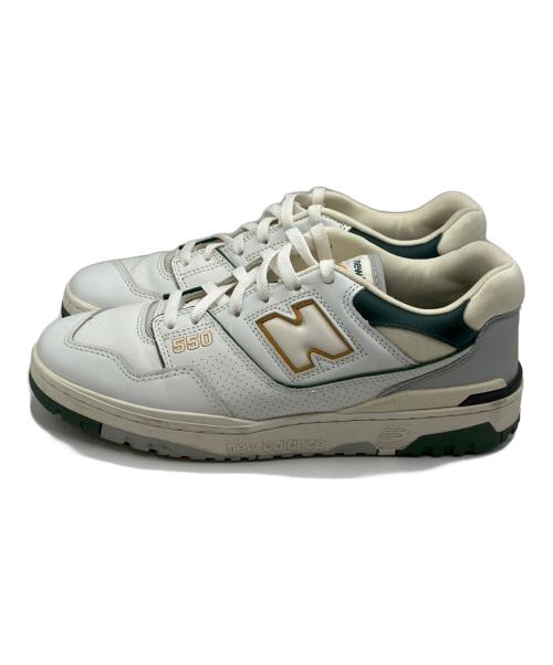 NEW BALANCE（ニューバランス）NEW BALANCE (ニューバランス) New Balance 550 ホワイト×グリーン サイズ:27.5cmの古着・服飾アイテム