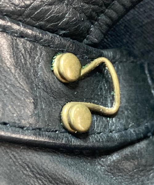 POLO RALPH LAUREN（ポロ・ラルフローレン）POLO RALPH LAUREN (ポロ・ラルフローレン) POLO RALPH LAUREN（ポロ・ラルフローレン）レザージャケット ブラック サイズ:Ｌの古着・服飾アイテム
