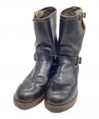 RED WINGレッドウィング）の古着「エンジニアブーツ」｜ブラック