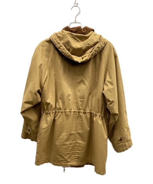 J.PRESS（ジェイプレス）J.PRESS (ジェイプレス) ライナー付フーデッドハンティングジャケット ベージュ サイズ:Lの古着・服飾アイテム