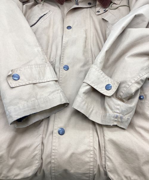 J.PRESS（ジェイプレス）J.PRESS (ジェイプレス) ライナー付フーデッドハンティングジャケット ベージュ サイズ:Lの古着・服飾アイテム