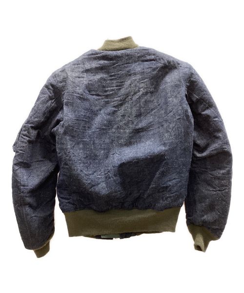 BUZZ RICKSON'S（バズリクソンズ）BUZZ RICKSON'S (バズリクソンズ) SUGAR CANE (シュガーケーン) デニムMA-1ジャケット ネイビー サイズ:Sの古着・服飾アイテム