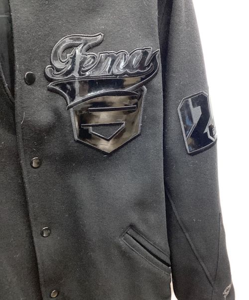 BREATH（ブレス）BREATH (ブレス) ウールスタジャン ブラック サイズ:Lの古着・服飾アイテム