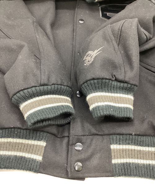 BREATH（ブレス）BREATH (ブレス) ウールスタジャン ブラック サイズ:Lの古着・服飾アイテム