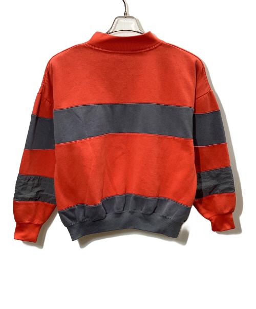 adidas（アディダス）adidas (アディダス) ロゴ切替スウェット レッド サイズ:不明の古着・服飾アイテム