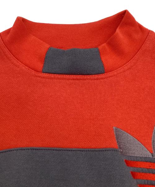 adidas（アディダス）adidas (アディダス) ロゴ切替スウェット レッド サイズ:不明の古着・服飾アイテム