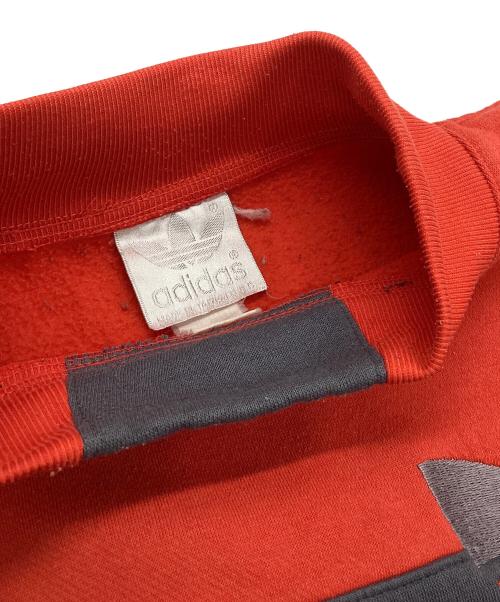 adidas（アディダス）adidas (アディダス) ロゴ切替スウェット レッド サイズ:不明の古着・服飾アイテム