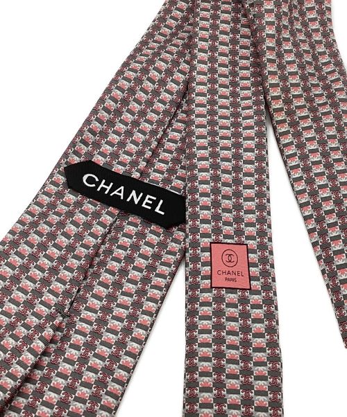 CHANEL（シャネル）CHANEL (シャネル) シルクネクタイ ピンク サイズ:　の古着・服飾アイテム