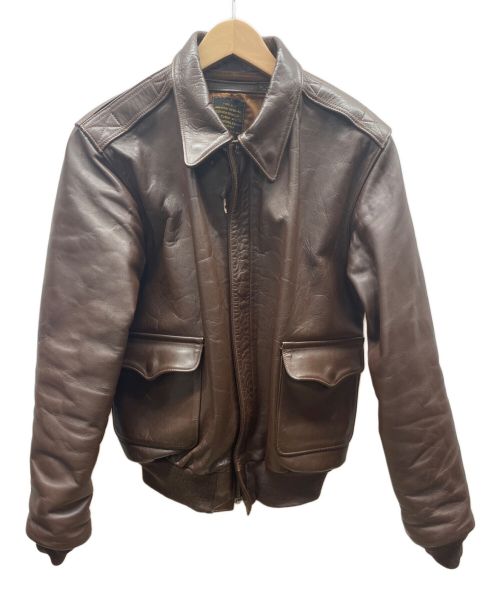 J.A.DUBOW  MFG  CO.（ジェイデュボーエムエフジー）J.A.DUBOW  MFG  CO. (ジェイデュボーエムエフジー) A-2ジャケット ブラウン サイズ:Sの古着・服飾アイテム