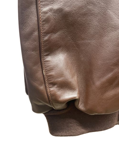 J.A.DUBOW  MFG  CO.（ジェイデュボーエムエフジー）J.A.DUBOW  MFG  CO. (ジェイデュボーエムエフジー) A-2ジャケット ブラウン サイズ:Sの古着・服飾アイテム