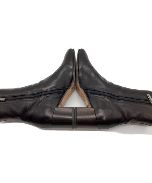 FABIO RUSCONI（ファビオルスコーニ）FABIO RUSCONI (ファビオルスコーニ) ブーツ ブラック サイズ:38の古着・服飾アイテム