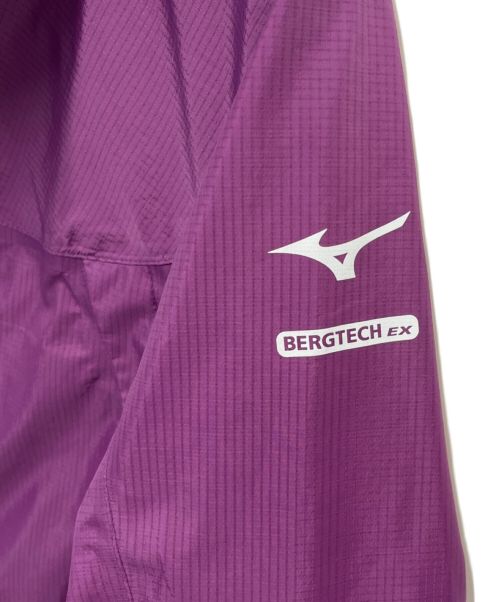 MIZUNO（ミズノ）MIZUNO (ミズノ) ベルグテックEXストームセイバーVI レインスーツ パープル サイズ:Mの古着・服飾アイテム