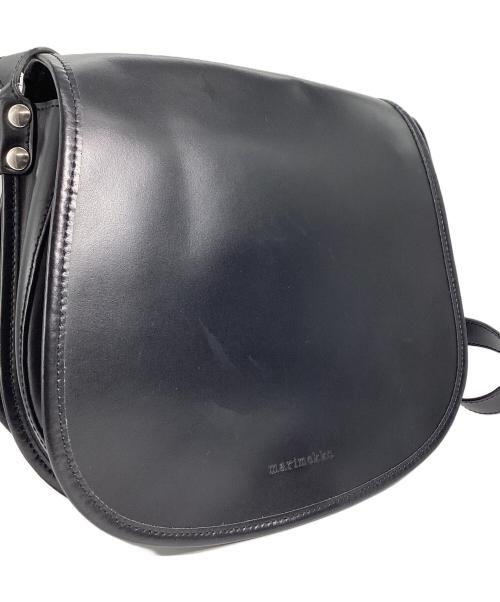 marimekko（マリメッコ）marimekko (マリメッコ) SALLI LEA　ショルダーバッグ ブラックの古着・服飾アイテム