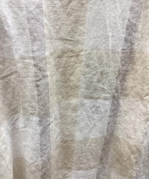 YACCO MARICARD（ヤッコマリカルド）YACCO MARICARD (ヤッコマリカルド) リネンシャツワンピース ベージュ サイズ:FREEの古着・服飾アイテム