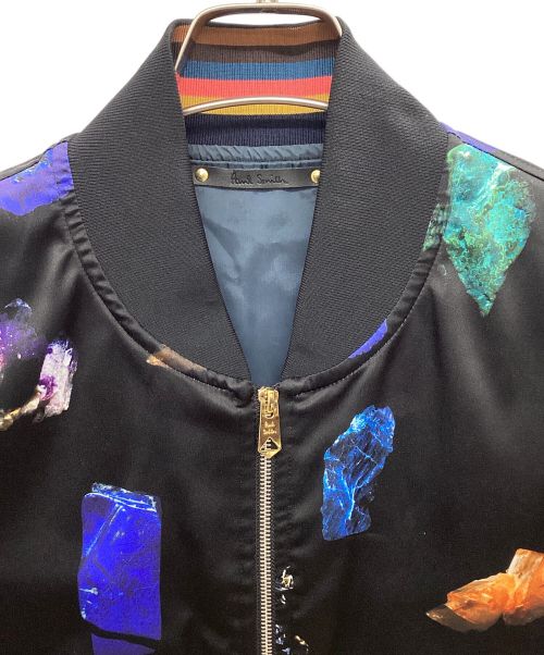 PAUL SMITH（ポールスミス）Paul Smith (ポールスミス) 総柄ブルゾン ブラック サイズ:1の古着・服飾アイテム