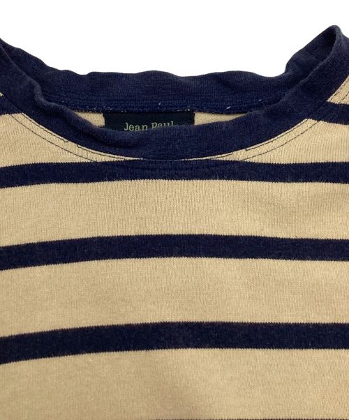 Jean Paul Gaultier homme（ジャンポールゴルチェオム）Jean Paul GAULTIER HOMME (ジャンポールゴルチェオム) ボーダーTシャツ ネイビー×ベージュ サイズ:Mの古着・服飾アイテム