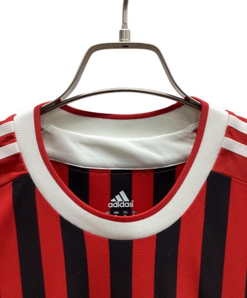 adidas（アディダス）adidas (アディダス) ACミラン サッカーユニフォーム レッド サイズ:XLの古着・服飾アイテム