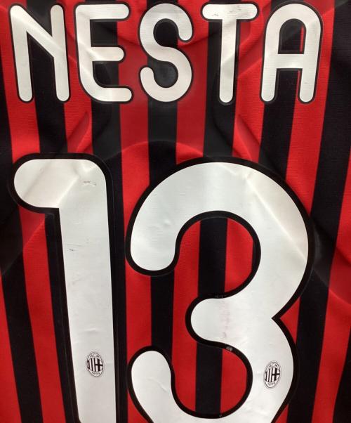 adidas（アディダス）adidas (アディダス) ACミラン サッカーユニフォーム レッド サイズ:XLの古着・服飾アイテム