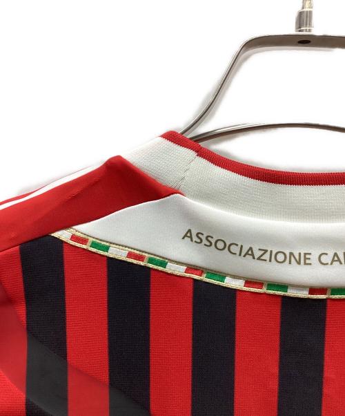 adidas（アディダス）adidas (アディダス) ACミラン サッカーユニフォーム レッド サイズ:XLの古着・服飾アイテム