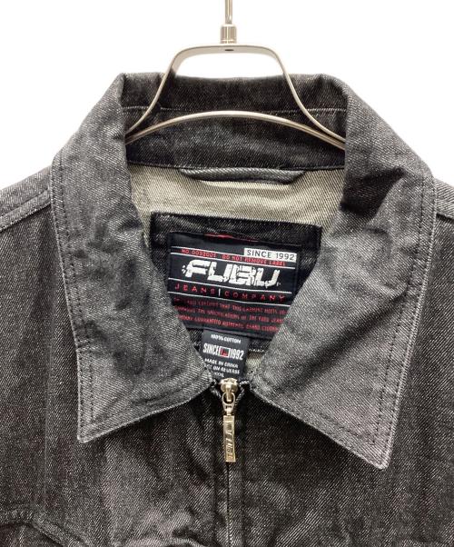 FUBU（フブ）FUBU (フブ) デニムジャケット ブラック サイズ:XXXLの古着・服飾アイテム