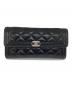 CHANEL（シャネル）の古着「ボーイシャネル　長財布」｜ブラック