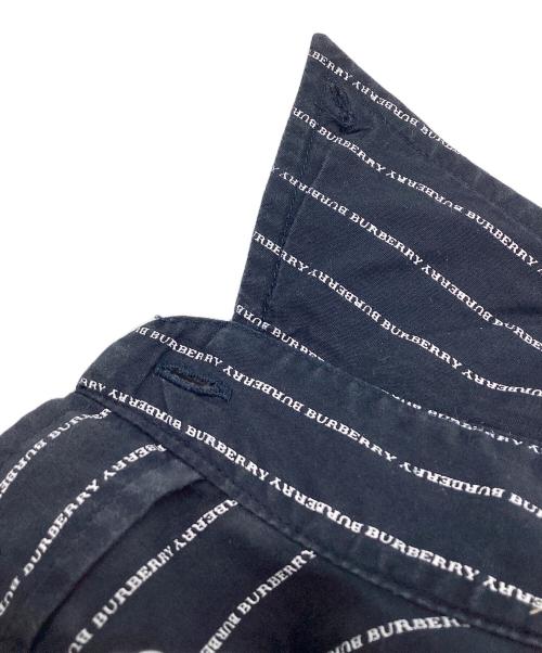 BURBERRY LONDON（バーバリーロンドン）BURBERRY LONDON (バーバリーロンドン) ストライプシャツ ネイビー サイズ:Mの古着・服飾アイテム