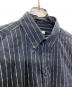 中古・古着 BURBERRY LONDON (バーバリーロンドン) ストライプシャツ ネイビー サイズ:M：4500円