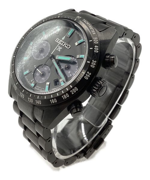 SEIKO（セイコー）SEIKO (セイコー) SPEEDTIMER ソーラークロノグラフ The Black Seriesの古着・服飾アイテム
