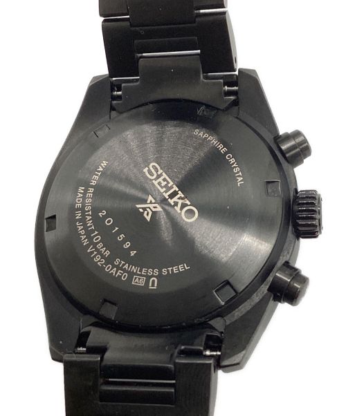 SEIKO（セイコー）SEIKO (セイコー) SPEEDTIMER ソーラークロノグラフ The Black Seriesの古着・服飾アイテム