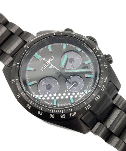 SEIKO（セイコー）SEIKO (セイコー) SPEEDTIMER ソーラークロノグラフ The Black Seriesの古着・服飾アイテム