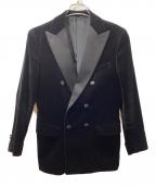 White Labelホワイトレーベル）の古着「ベロアジャケット」｜ブラック